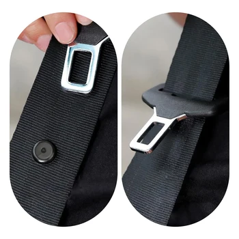 100% Zbrusu Nové Tlačítko Clip Kit Plastové bezpečnostní Pás Univerzální Černé Auto, Vysoce kvalitní Materiály Fit Zátka Kit Black
