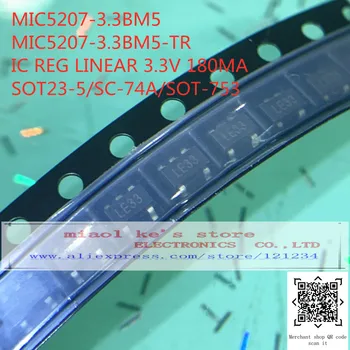 [10ks] MIC5207-1.8BM5 LE18 MIC5207-3.0BM5 LE30 MIC5207-3.3BM5 LE33 MIC5207-1.8BM5-TR MIC5207-3.0BM5-TR MIC5207-3.3BM5-TR