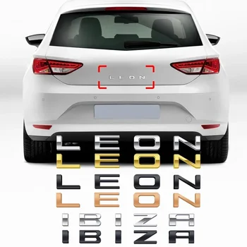 1ks 3D Kovové Auto Pro Seat IBIZA Leon Cupra Altea Nápisy Design Odznak Zadní Kufr Znak Tělo Samolepka, Dekorace, Příslušenství