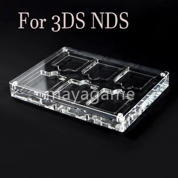 1ks Vysoce Transparentní Akrylové Magnetický Kryt Sání Game Card Storage Box Hard Shell Kazety Pouzdro pro NDS, 3DS