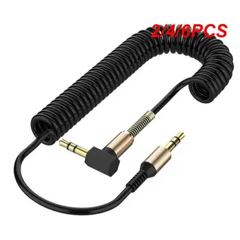 2/4/6KS 3,5 mm Jack Audio Kabel Jack 3,5 mm Samec na mužskou Audio Kabel Aux Auto pro Sluchátka Reproduktor Drát Line Aux Kabel