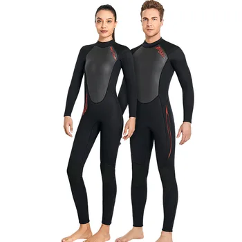 2023 Vysoce Elastické 3MM Potápěčský Oblek Mužů, Jeden-kus Dlouhý Rukáv Teplý Neopren Ženy Surfování Winterproof Dospělé Medúzy Plavky