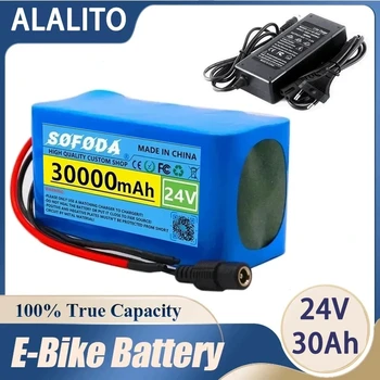 24V 30Ah 7S3P 18650 Li-ion Baterie 29,4 V 30000mAh Elektrické Kolo, Moped /Elektro/Lithium-Ion Baterie Pack+ 2A Nabíječka