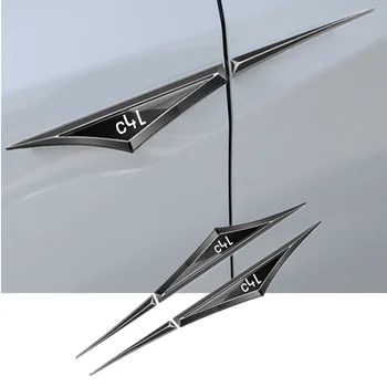 2ks Boční Dveře Blade Auto Samolepky autodoplňky pro Citroen C4L Auto Příslušenství