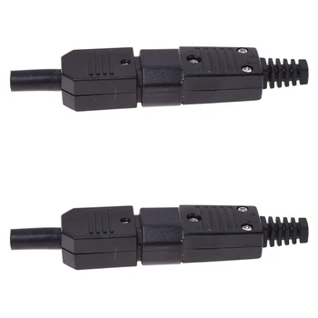 2X 250V 10A Napájecí Konektor IEC 320 C14 Plug C13 Zásuvka