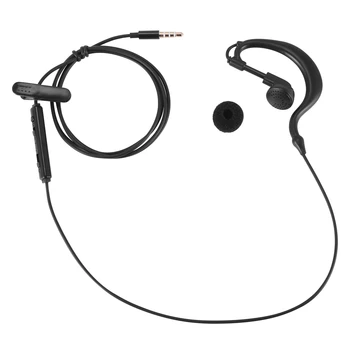 3.5 mm Single In-Ear Pouze Mono Sluchátka Sluchátka Sluchátka w/ Mikrofon pro Telefon Pro Samsung