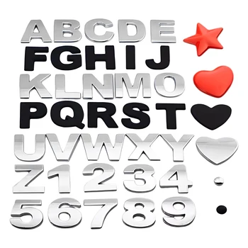 3D Kovové Chrome Dopisy Kufru Auta DIY Logo Čísla Nálepka Pro Peugeot 3008 208 308 508 408 2008 307 4008 301 5008 Příslušenství