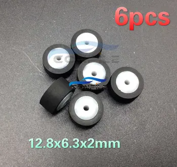 6ks 12.8mmx8.2x6.3x2 pro walkman kola řemenice gumové audio tlak rekordér kazetový magnetofon pinch roller pásku Stereo přehrávač