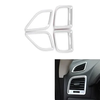 ABS Chrom Přední palubní Desce klimatizace Větrací otvor Výstupní Kryt Střihu Rám Pro Mazda Cx-5 Cx5 Ke 2012-2016 Car Styling