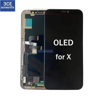 ALG OLED LCD Displej pro iPhone X Xs 11 Pro Max Dotykový LCD Displej Shromáždění Náhradní Díly