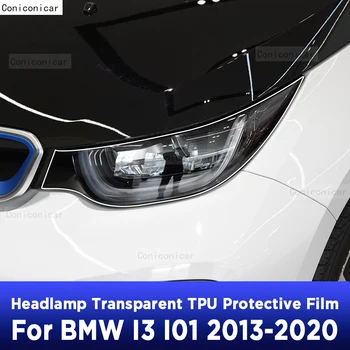 Auta Světlomet Ochrana Transparentní Repair Anti-Scratch Ochranné Fólie TPU Samolepky Pro BMW I3 I01 2013-2020 Příslušenství