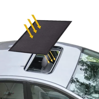 Auto Sluneční clony posuvné Střechy Magnetické Čisté Prodyšné Auto Střešní Kryt UV Ochrana Krytí Pro Dítě Při Parkování Na Výlety Jednodenní Kemp