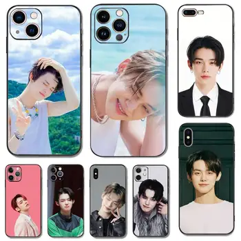 C-Choi-Yeonjun Telefon Pouzdro Pro iPhone 11 12 Mini 13 14 Pro XS Max X 8 7 Plus SE XR Shell Černý Telefon Případ