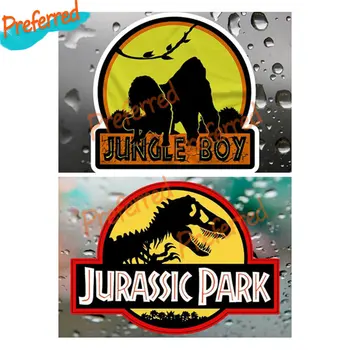 CHLAPEC z DŽUNGLE Jurský Express AEW Zápas Obtisk Jurassic Dinosaur World Park Logo Obtisk Drift Notebooku Window Vinyl Obtisk