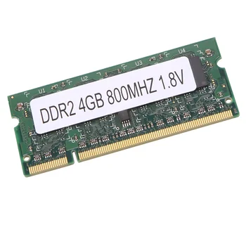 DDR2 4GB 800Mhz Notebook Ram PC2 6400 2RX8 200 Kolíky SODIMM pro Intel AMD Laptop Paměti