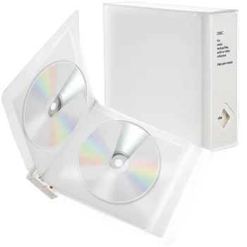 Disk CD Pouzdro Přenosné Booklet CD Rukáv Skladování Držák DVD Organizér Pro Domácí Koleji Office