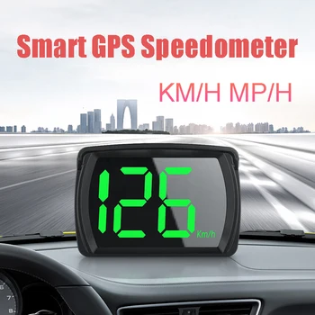 GPS KMH MPH HUD Digitální Rychloměr Auto Head Up Display, USB Velkým Písmem Rychlost, Auto Hud Displej pro Všechny Automobily, Elektronické Příslušenství