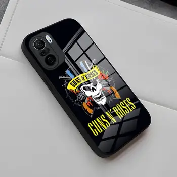 Guns N Roses Telefon Pouzdro Pro Xiaomi Redmi Poznámka 13 10 10T 11i 11T 11 9 8 11S Poco M4 F3 X3 Pro Tvrzené Sklo Kryt