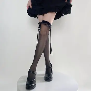 Letní Cosplay Kostýmy JK Lolita Polyester Japonské Pásky Přes podkolenky Ženské Punčochy Luk Punčochy, Vysoké Ponožky