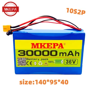 MKEPA 10S2P 36V 30000mAh 450W 18650 Li-ion baterie pro Cooter skateboard elektrická kola 42V 37V 35e