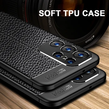 Měkké TPU nárazník Pouzdro pro Samsung Galaxy S24 Ultra pouzdro dermatoglyph zadní Kryt pro Galaxy S24 Plus S24+ 5G Capa Fundas