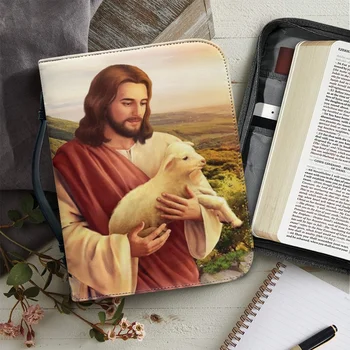 Nová Kabelka Přenosné provedení Bible Pouzdro Ježíš Tisknout Vlastní Studii, Knize Svaté Boxy Dámské Bible Skladovací Tašky