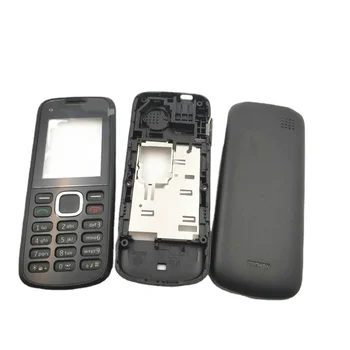 Nové Pro Nokia C1-02 C102 Pouzdro Plně Kompletní Mobilní Telefon Bydlení Krytu Baterie Rám Dveří S Anglickou Klávesnici