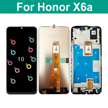 Originál Pro Huawei Honor X6a WDY-LX1 LCD Displej Dotykový Displej Digitizer Shromáždění