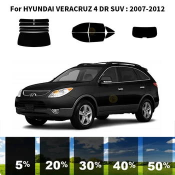Precut nanoceramics auto UV Okno Odstín Kit Automobilové Okenní Fólie Pro HYUNDAI VERACRUZ 4 DR SUV 2007-2012