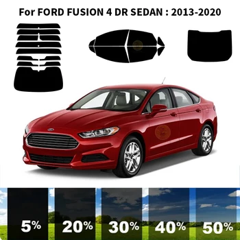 Precut nanoceramics auto UV Okno Odstín Kit Automobilové Okenní Fólie Pro FORD FUSION 4 DR SEDAN 2013-2020