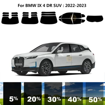 Precut nanoceramics auto UV Okno Odstín Kit Automobilové Okenní Fólie Pro BMW IX 4 DR SUV, 2022-2023