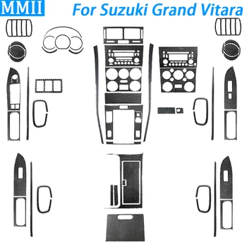 Pro Suzuki Grand Vitara 2006-2013 Příslušenství Carbon Fiber Řazení Výstupu Vzduchu Interiéru Vozu Plná Ochrana, Dekorace Nálepka