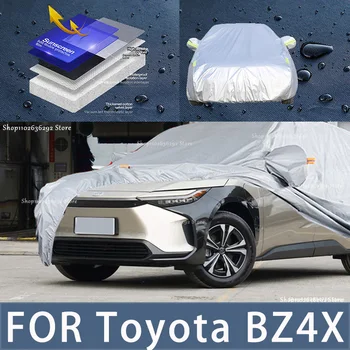Pro Toyota BZ4X Venkovní Ochrana Plný Auto Pokrývá Sněhová pokrývka Slunečník Waterproof Prachotěsný Exteriéru Auto příslušenství