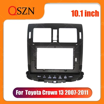 QSZN 10.1 Palcový Auto Rám Obložení Adaptér Pro Toyota Crown 13 2007-2011 DVD Stereo Panel Plast Palubní desky Kit Instalaci 2 Din
