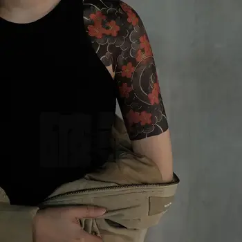 Sakura Květina Dočasné Tetování pro Ženy, Muže, Punk Falešné Tetování Trvalé Rameno Rameno Umění, Nálepka Vodotěsné Tatuajes Temporales