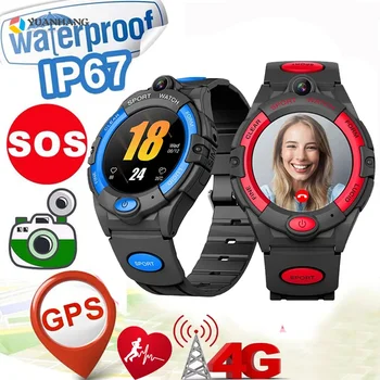 Smart 4G videohovoru Sledovat, Muž, Student, Děti, Dítě, Srdeční Frekvence, Krevní Tlak Monitor GPS WIFI Trasování Vyhledejte Telefon s Fotoaparátem Smartwatch