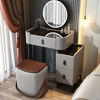 Světlo Luxusní High-end Pocit, Jednoduchý Moderní toaletní Stolek Ložnice, Malý Make-up Stůl, Skříň Nábytek do Ložnice Komody
