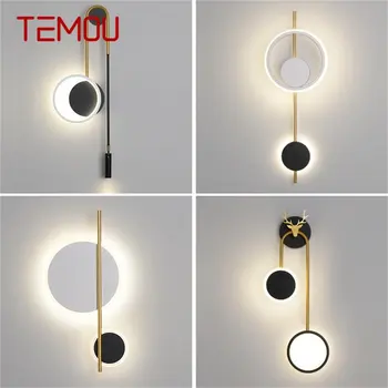 TEMOU Nordic Kreativní Nástěnné Svícny Lampy Moderní Svítidla pro Domácí Obývací Pokoj Dekorace