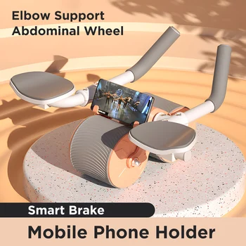 Ticho Automatické Oživení Elbow Support Břišní Kola, Abs Cvičení Pro Posilovací Trénink Cvičení Fitness Ab Roller Slide