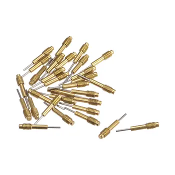 uxcell 30ks Nahradit Kolíky pro Hodinky Kapela Pin Punč Nástroj 0,8 mm Dia Brass Link Pin Remover Punč Kolíky M3x0.5 Závity