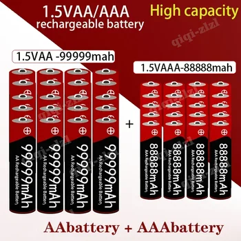 2023 Nové AA+AAA Baterie 1.5 VAA Vysoká Kapacita 99999mAh+1.5VAA88888mAh Alkalické 1,5 V, Hodiny, Hračky, Fotoaparát, Baterie, Dobíjecí Baterie