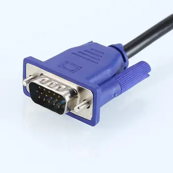 5M 10M Prodlužovací Kabel VGA 15 Pin Samec na mužskou VGA Kabel Drát, Kovové Linky pro Notebook, PC, Projektor, Monitor Počítače L19