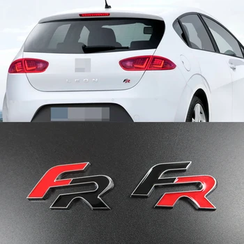 FR dopis znak odznak Kirsite Auto samolepky pro Seat Leon 2 FR+ Ibiza Cupra Altea Exeo Formule Závodní Auto Styling