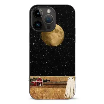 Harvest Moon Telefon Pouzdro Pro Iphone 11 12 13 14 Pro Max 12 13 14 Mini 7 8 Plus Xr Vláken Kůže Případě Ghost Podzim Harvest Moon