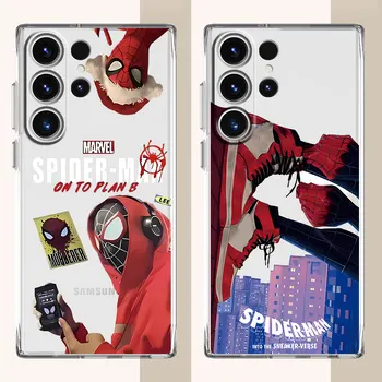 Komiks Marvel Roztomilý Spider-Man Kryt Telefonu Pouzdro pro Samsung Galaxy S9 S22 Ultra 5G S10 Lite S20 S23 Plus S10e S21 FE