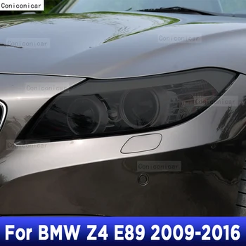 Pro BMW Z4 E89 2009-2016 Auto Světlomet Odstín Uzené Černé Ochranné Krycí Fólie pro Ochranu Příslušenství Nálepka Ochranu PPFfilm